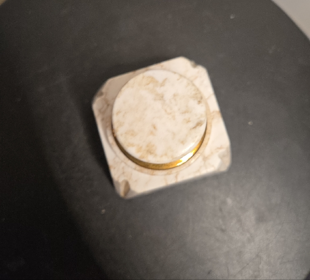 Artesania Raco Marble and Gold Vessel Paperweight - Picture 5 of 10
